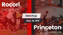 Matchup: Rocori  vs. Princeton  2018