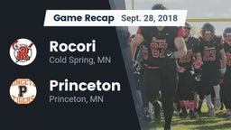 Recap: Rocori  vs. Princeton  2018