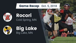 Recap: Rocori  vs. Big Lake  2018