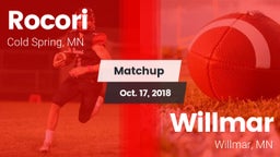 Matchup: Rocori  vs. Willmar  2018