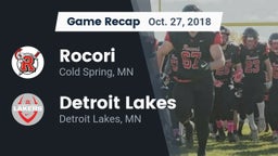 Recap: Rocori  vs. Detroit Lakes  2018