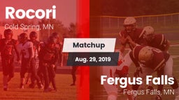 Matchup: Rocori  vs. Fergus Falls  2019