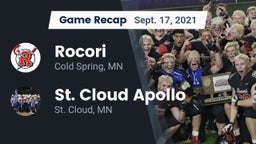 Recap: Rocori  vs. St. Cloud Apollo  2021
