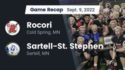 Recap: Rocori  vs. Sartell-St. Stephen  2022