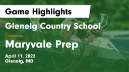 Glenelg Country School vs Maryvale Prep  Game Highlights - April 11, 2022