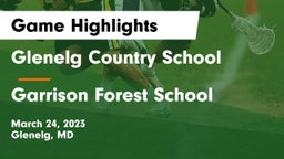 Glenelg Country School vs Garrison Forest School Game Highlights - March 24, 2023