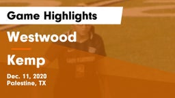 Westwood  vs Kemp  Game Highlights - Dec. 11, 2020