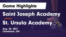 Saint Joseph Academy vs St. Ursula Academy  Game Highlights - Aug. 28, 2021