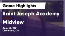 Saint Joseph Academy vs Midview  Game Highlights - Aug. 30, 2021