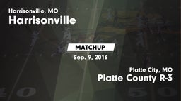 Matchup: Harrisonville High vs. Platte County R-3 2016