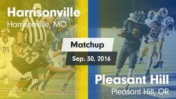 Matchup: Harrisonville High vs. Pleasant Hill  2016