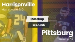 Matchup: Harrisonville High vs. Pittsburg  2017