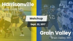 Matchup: Harrisonville High vs. Grain Valley  2017
