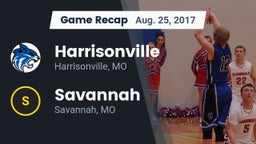 Recap: Harrisonville  vs. Savannah  2017