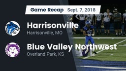 Recap: Harrisonville  vs. Blue Valley Northwest  2018