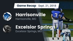 Recap: Harrisonville  vs. Excelsior Springs  2018