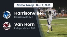 Recap: Harrisonville  vs. Van Horn  2018