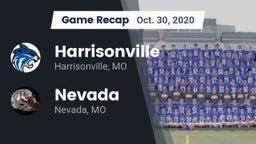 Recap: Harrisonville  vs. Nevada  2020