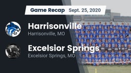 Recap: Harrisonville  vs. Excelsior Springs  2020