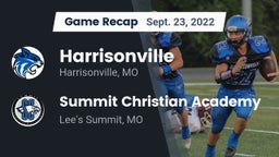 Recap: Harrisonville  vs. Summit Christian Academy 2022
