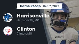 Recap: Harrisonville  vs. Clinton  2022
