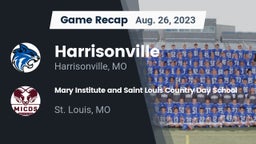 Recap: Harrisonville  vs. Mary Institute and Saint Louis Country Day School 2023