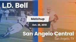 Matchup: L.D. Bell vs. San Angelo Central  2018
