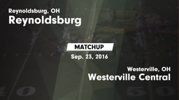Matchup: Reynoldsburg High vs. Westerville Central  2016