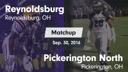 Matchup: Reynoldsburg High vs. Pickerington North  2016
