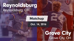 Matchup: Reynoldsburg High vs. Grove City  2016