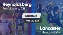 Matchup: Reynoldsburg High vs. Lancaster  2016