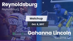 Matchup: Reynoldsburg High vs. Gahanna Lincoln  2017