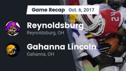 Recap: Reynoldsburg  vs. Gahanna Lincoln  2017