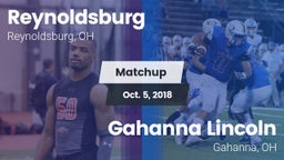 Matchup: Reynoldsburg High vs. Gahanna Lincoln  2018