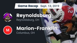 Recap: Reynoldsburg  vs. Marion-Franklin  2019
