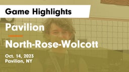 Pavilion  vs North-Rose-Wolcott Game Highlights - Oct. 14, 2023