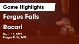 Fergus Falls  vs Rocori  Game Highlights - Sept. 10, 2020