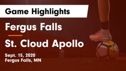 Fergus Falls  vs St. Cloud Apollo Game Highlights - Sept. 15, 2020