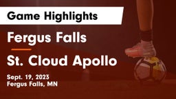 Fergus Falls  vs St. Cloud Apollo  Game Highlights - Sept. 19, 2023