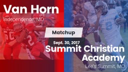 Matchup: Van Horn  vs. Summit Christian Academy 2017