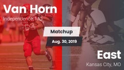 Matchup: Van Horn  vs. East  2019