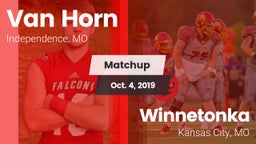 Matchup: Van Horn  vs. Winnetonka  2019