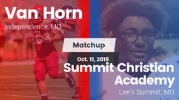 Matchup: Van Horn  vs. Summit Christian Academy 2019