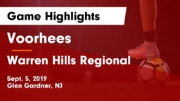 Voorhees  vs Warren Hills Regional  Game Highlights - Sept. 5, 2019