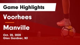 Voorhees  vs Manville  Game Highlights - Oct. 20, 2020