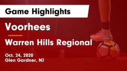 Voorhees  vs Warren Hills Regional  Game Highlights - Oct. 24, 2020