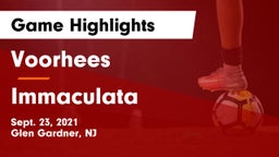 Voorhees  vs Immaculata  Game Highlights - Sept. 23, 2021