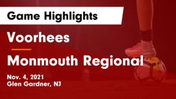 Voorhees  vs Monmouth Regional Game Highlights - Nov. 4, 2021