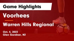 Voorhees  vs Warren Hills Regional  Game Highlights - Oct. 4, 2022