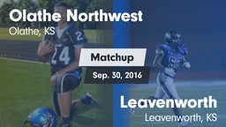 Matchup: Olathe Northwest vs. Leavenworth  2016